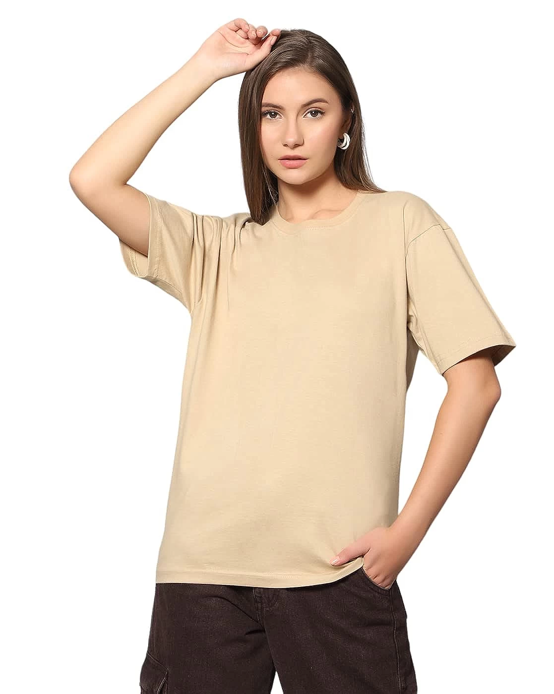 IKING Wommen,s Oversized Drop-shoulder, 240gsm
